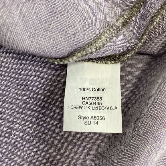 Madewell XS Purple Chambray Tomboy Workshirt - Picture 10 of 12